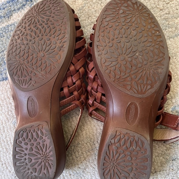 TEJIDAS LEATHER SLINGBACK HUARACHES SIZE 8.5 WIDE - Picture 5 of 9